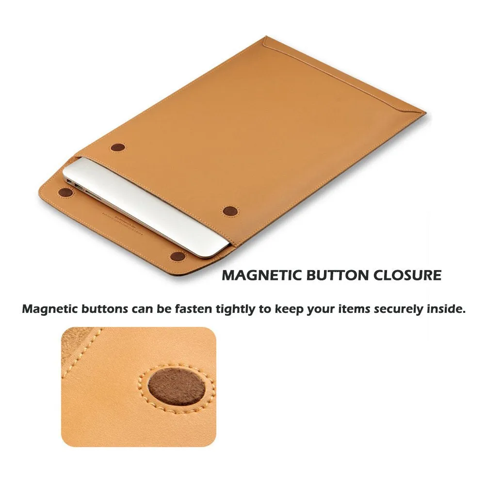 Split Leather Laptop Case for MacBook