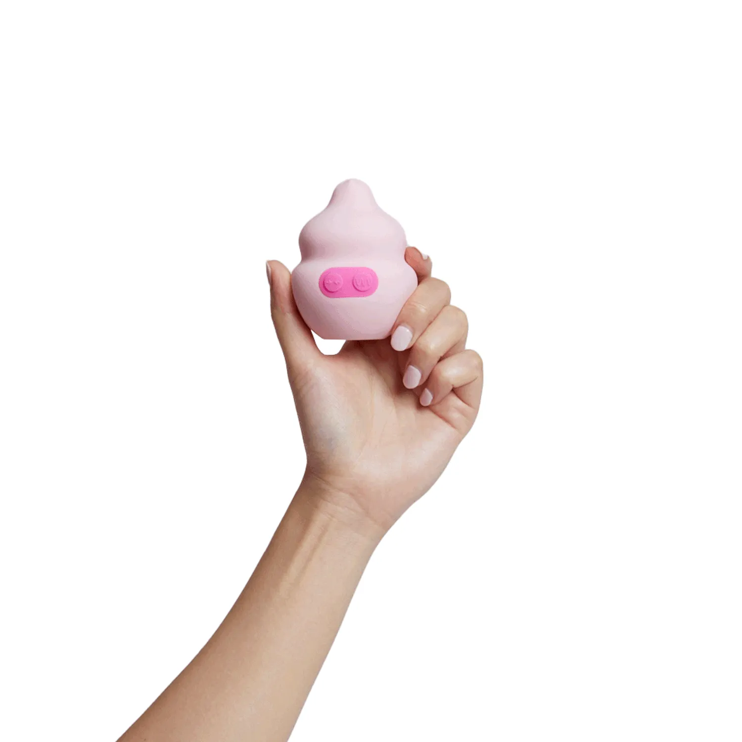 Squish Silicone Sex Toy, USB Rechargeable & Waterproof: Quartz/Cerise