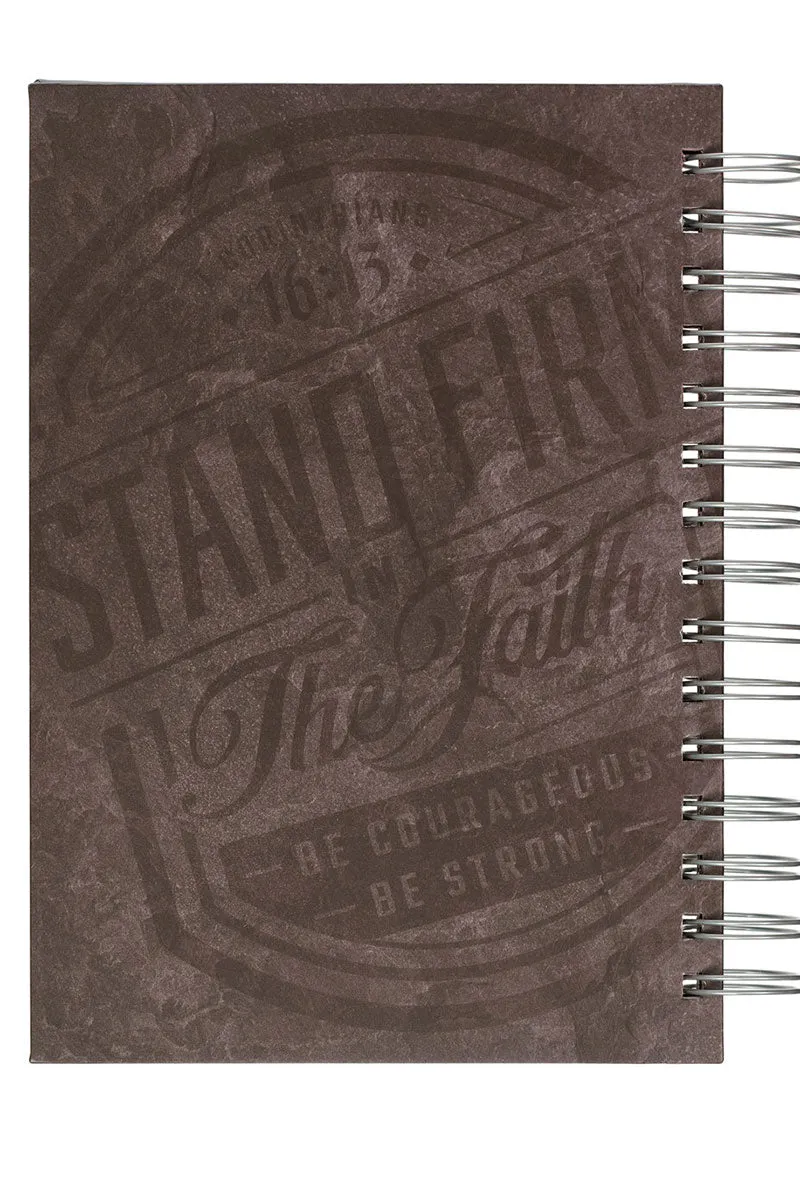 Stand Firm Mountain View Large Wirebound Journal