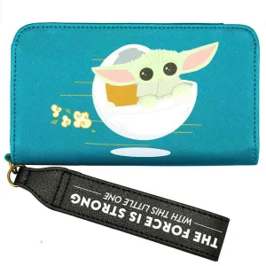 STAR WARS THE MANDALORIAN GROGU PHONE WALLET WRISTLET