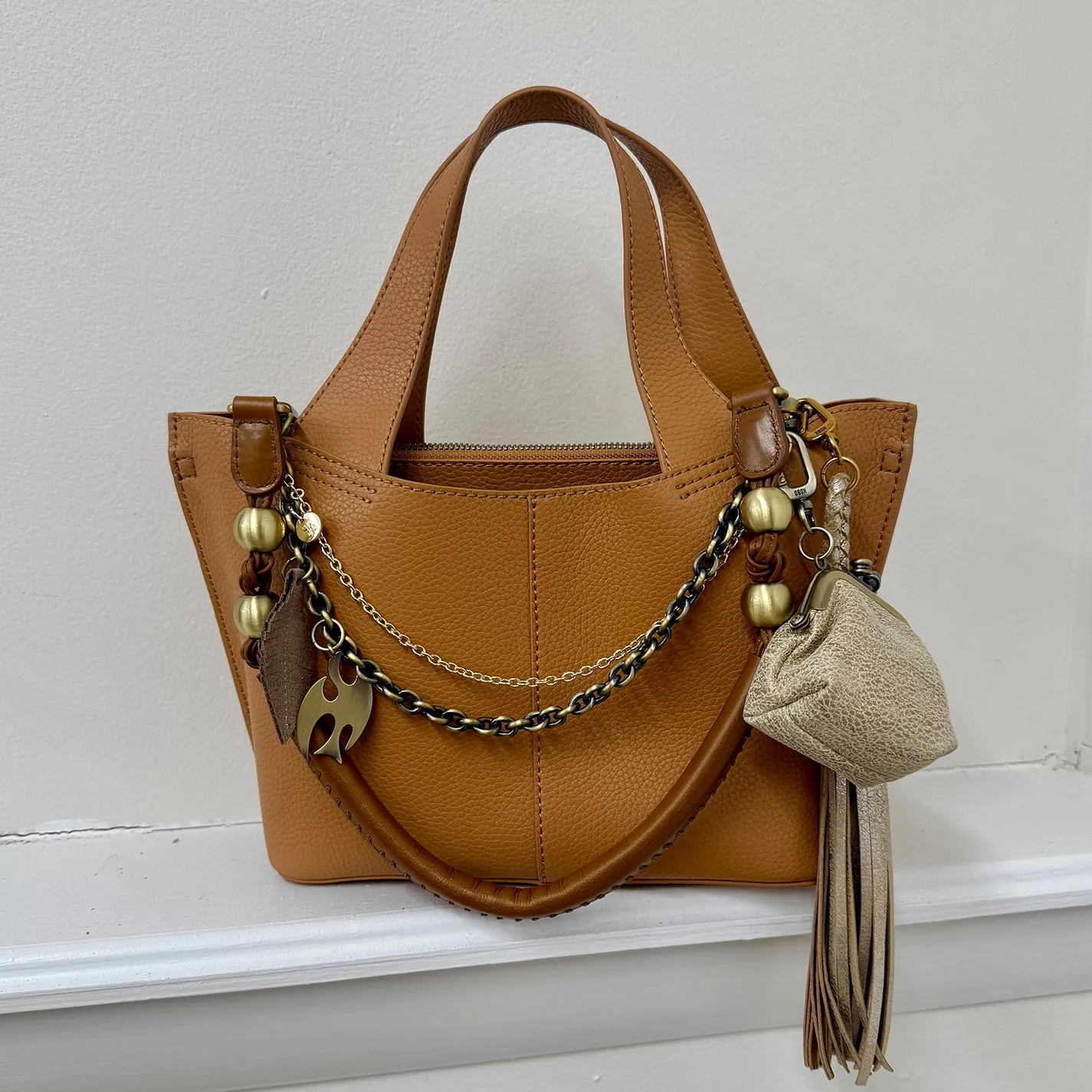 Stardust Bag Swag in Buffed Leather - Hazel