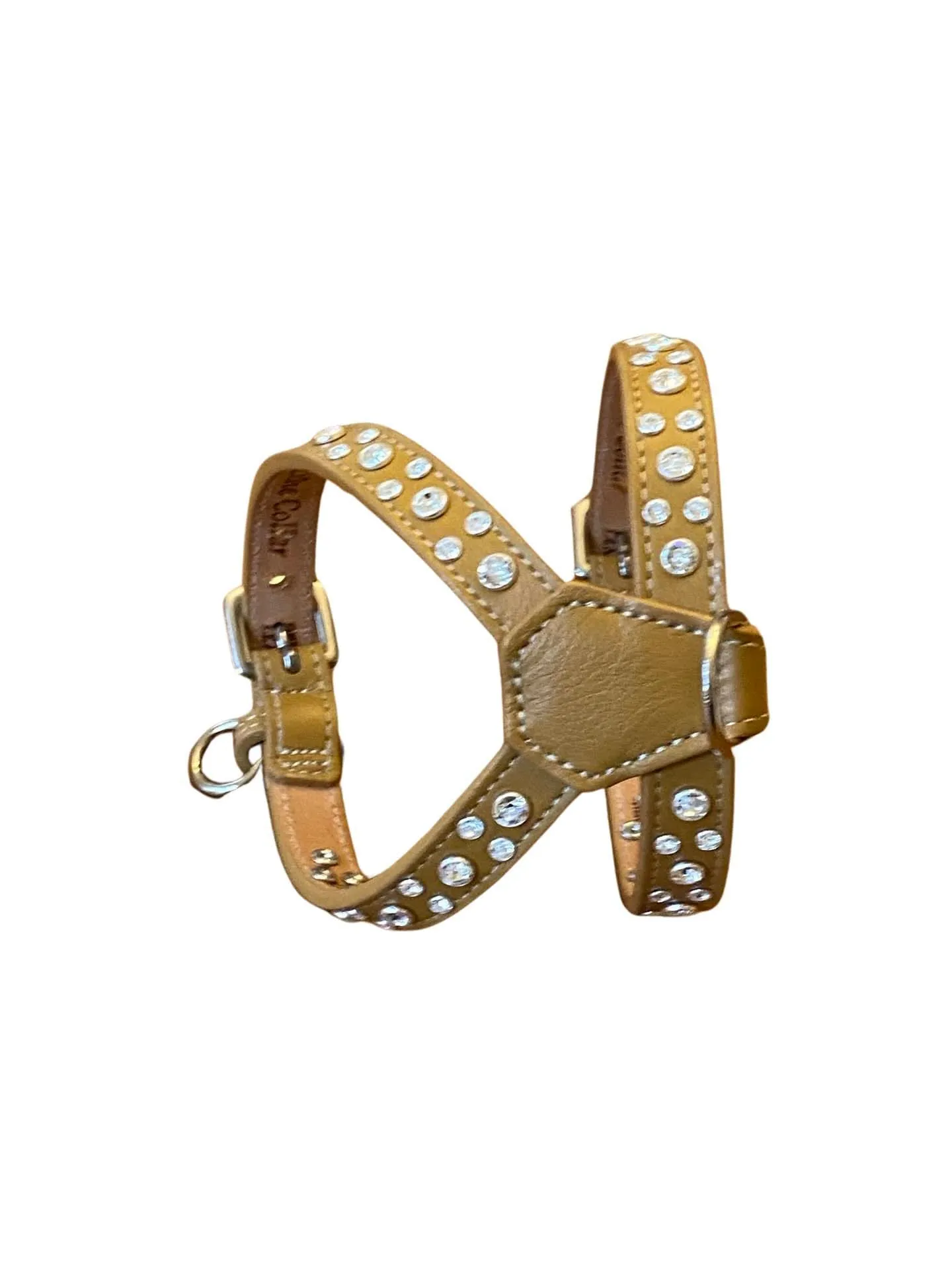 Stella Leather K Harness All Clear Crystal Cluster