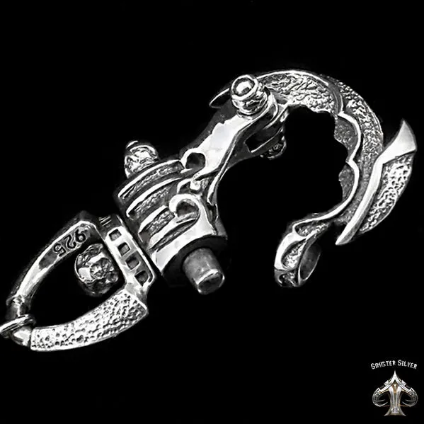 Sterling Silver Biker Wallet Chain Blade Link