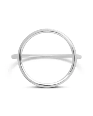 Sterling Silver Open Circle Ring