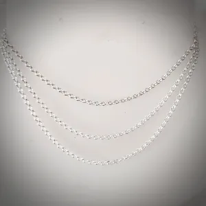 Sterling Silver Round Link Chain