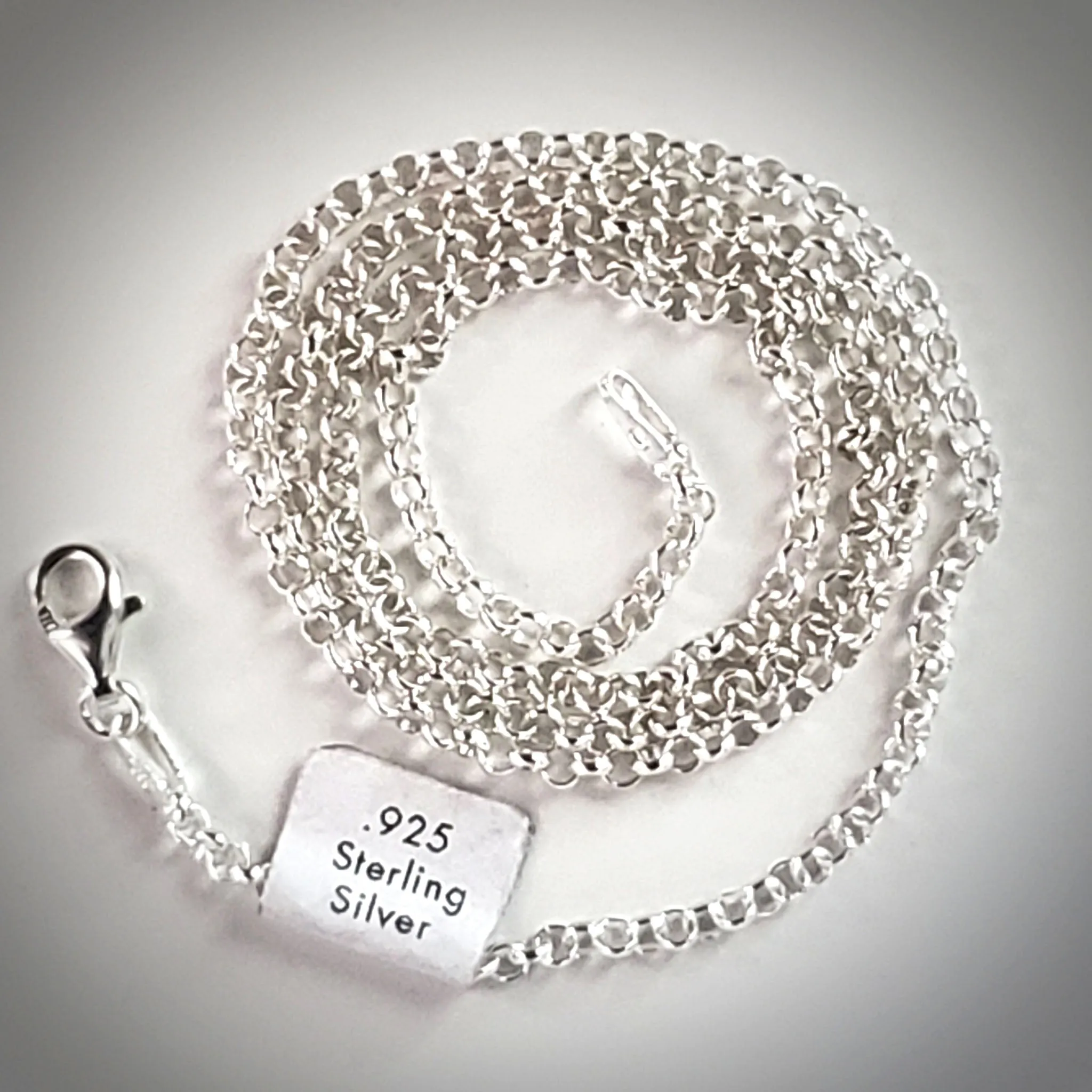 Sterling Silver Round Link Chain