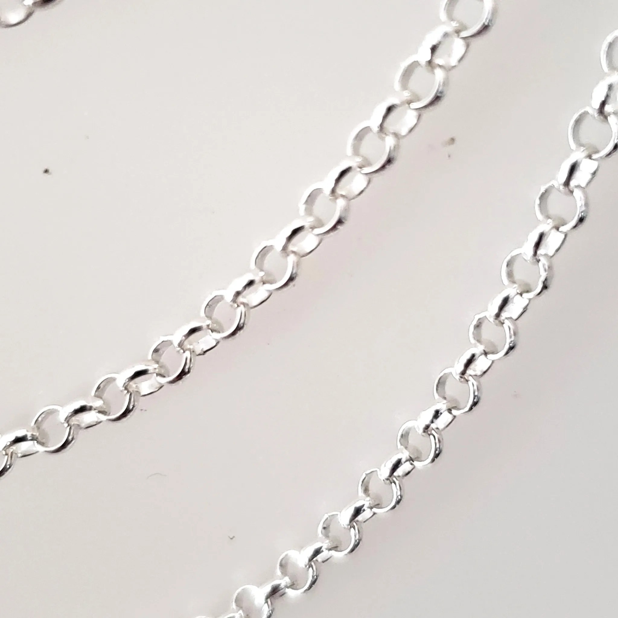 Sterling Silver Round Link Chain