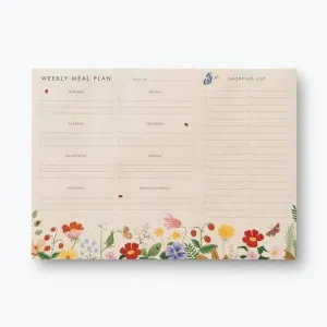 Strawberry Fields Meal Planner Notepad