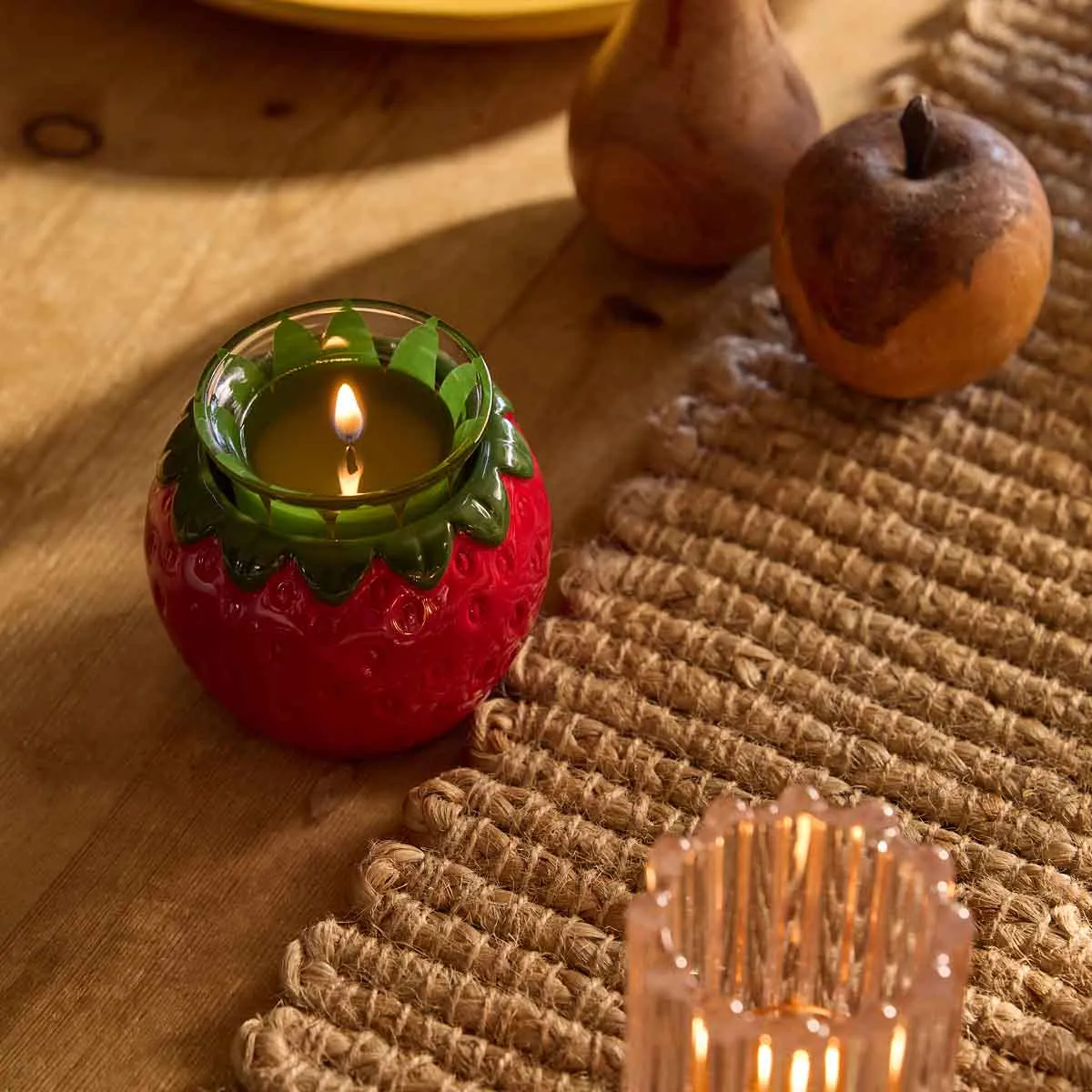 Strawberry Tealight/Votive Holder