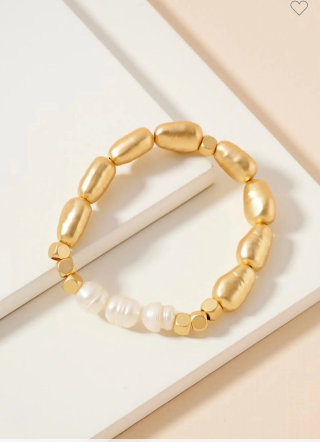 Stretch bracelet gold