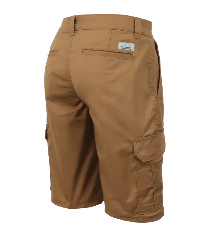 Stretch Cargo Shorts by GATTS Workwear - Style 011EXS