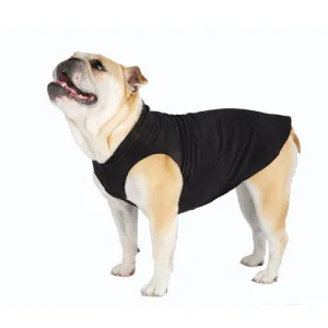 Stretch Fleece Pullover — Black