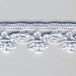Stretch Torchon Lace #100 Pale Silver