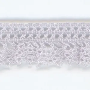 Stretch Torchon Lace #93 Silver Rose
