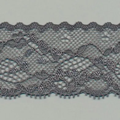 Stretch Trimming Lace #159 Medium Gray