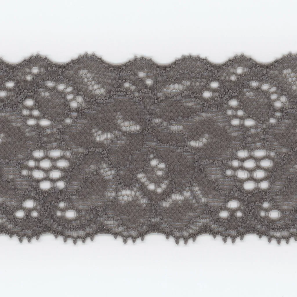 Stretch Trimming Lace #159 Medium Gray