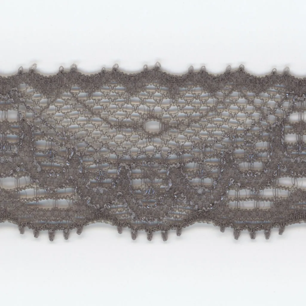 Stretch Trimming Lace #159 Medium Gray