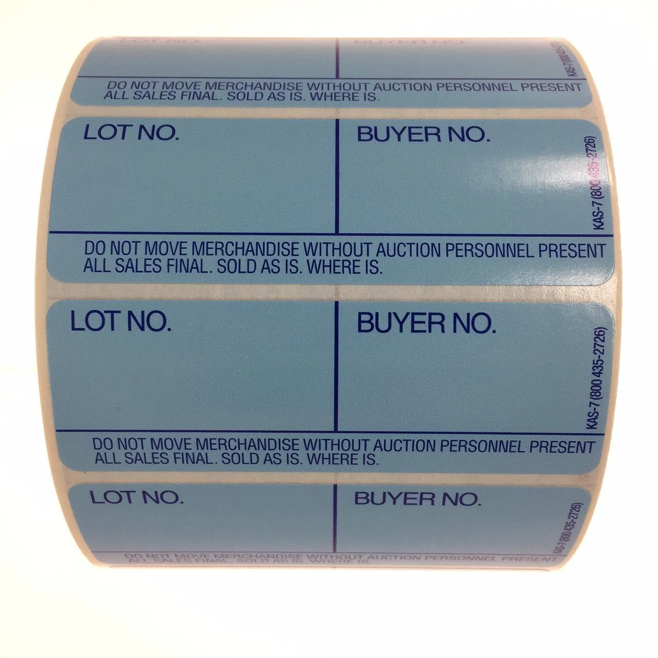 Style 7 Lotting Label - E-Z Off (1000/Roll)