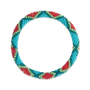 Succulent Flower | Himalayan Glass Bead Bracelet