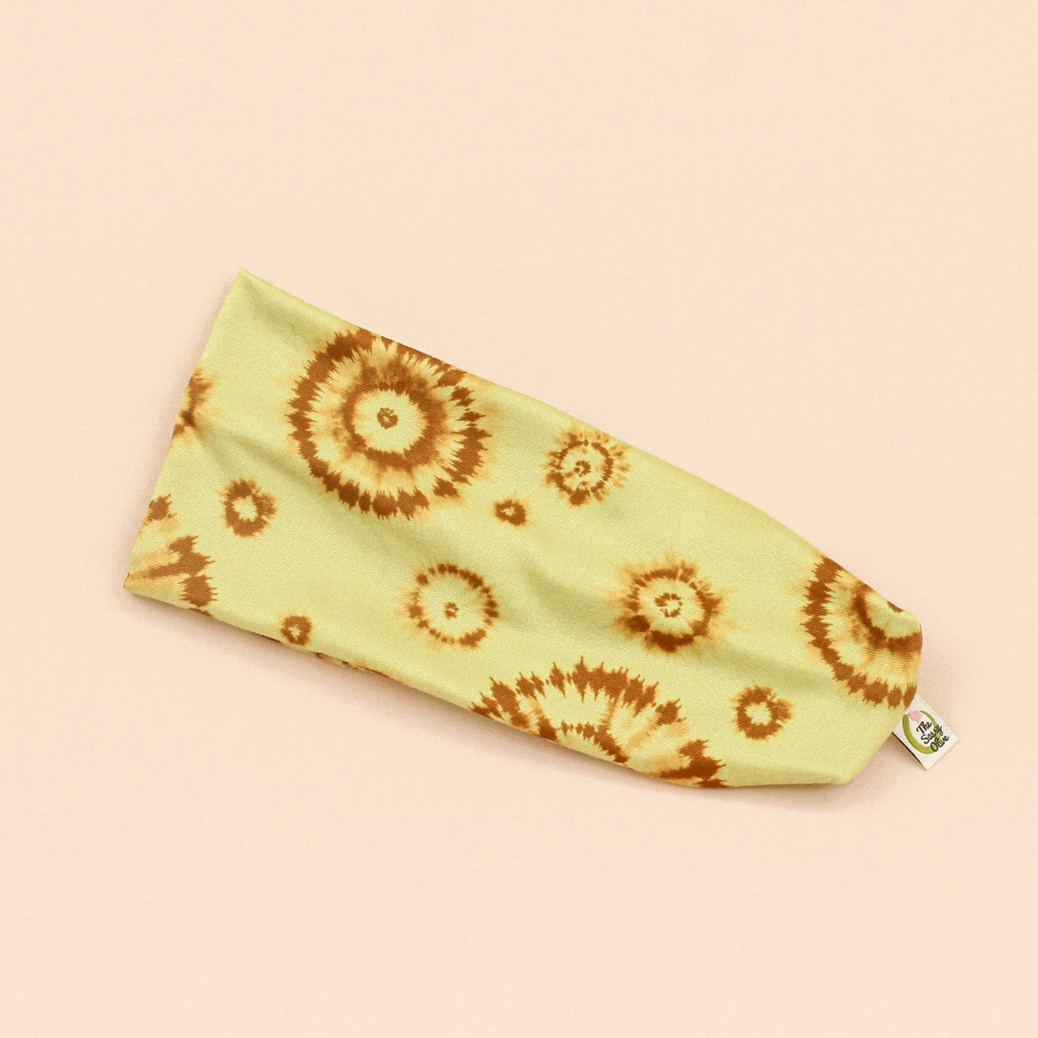 Sun Bleached Splatter Tie Dye Stretch Headband