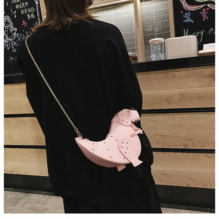 Super cute "T-Rex" dinosaur cross body bag