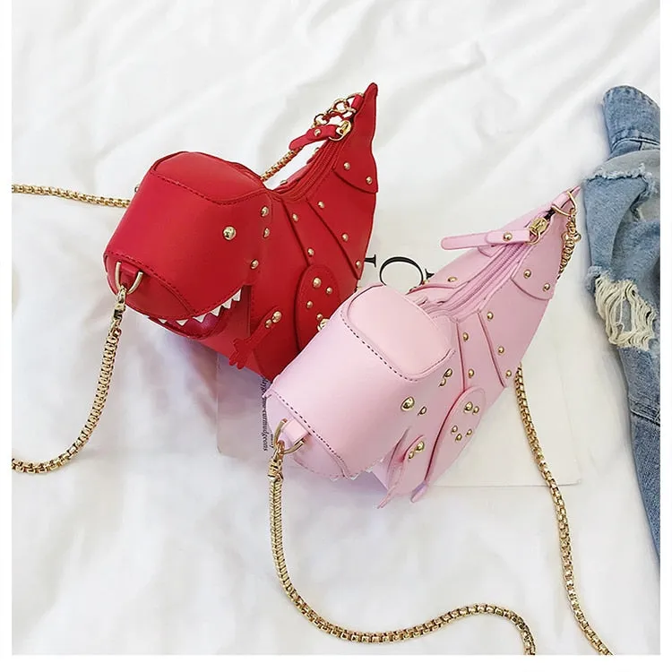 Super cute "T-Rex" dinosaur cross body bag