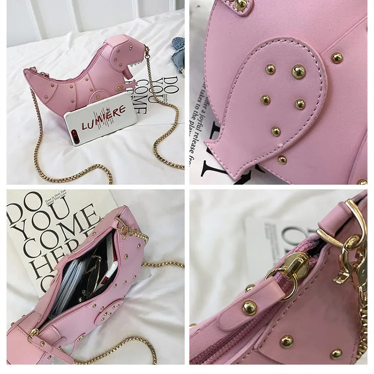 Super cute "T-Rex" dinosaur cross body bag