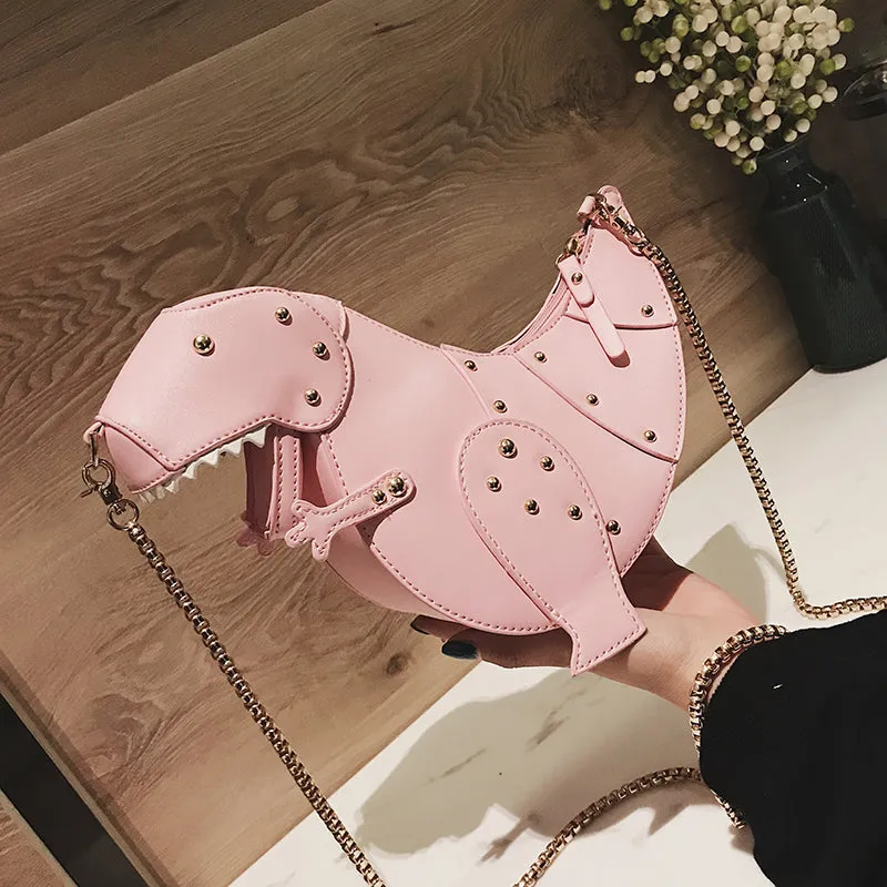 Super cute "T-Rex" dinosaur cross body bag