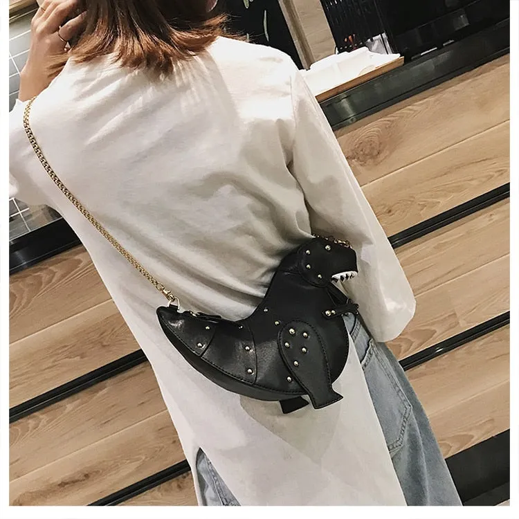 Super cute "T-Rex" dinosaur cross body bag