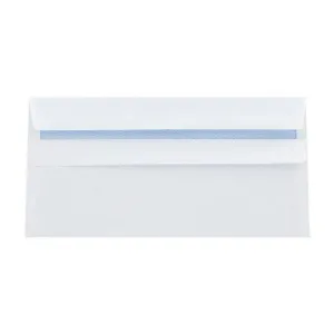 Supreme DL Envelopes 80gsm Plain Peel and Seal White (Pack of 40)