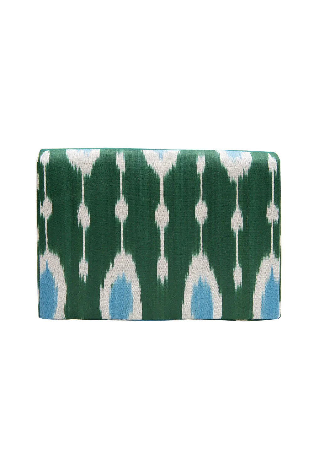 Suzani Embroidered Ikat Clutch