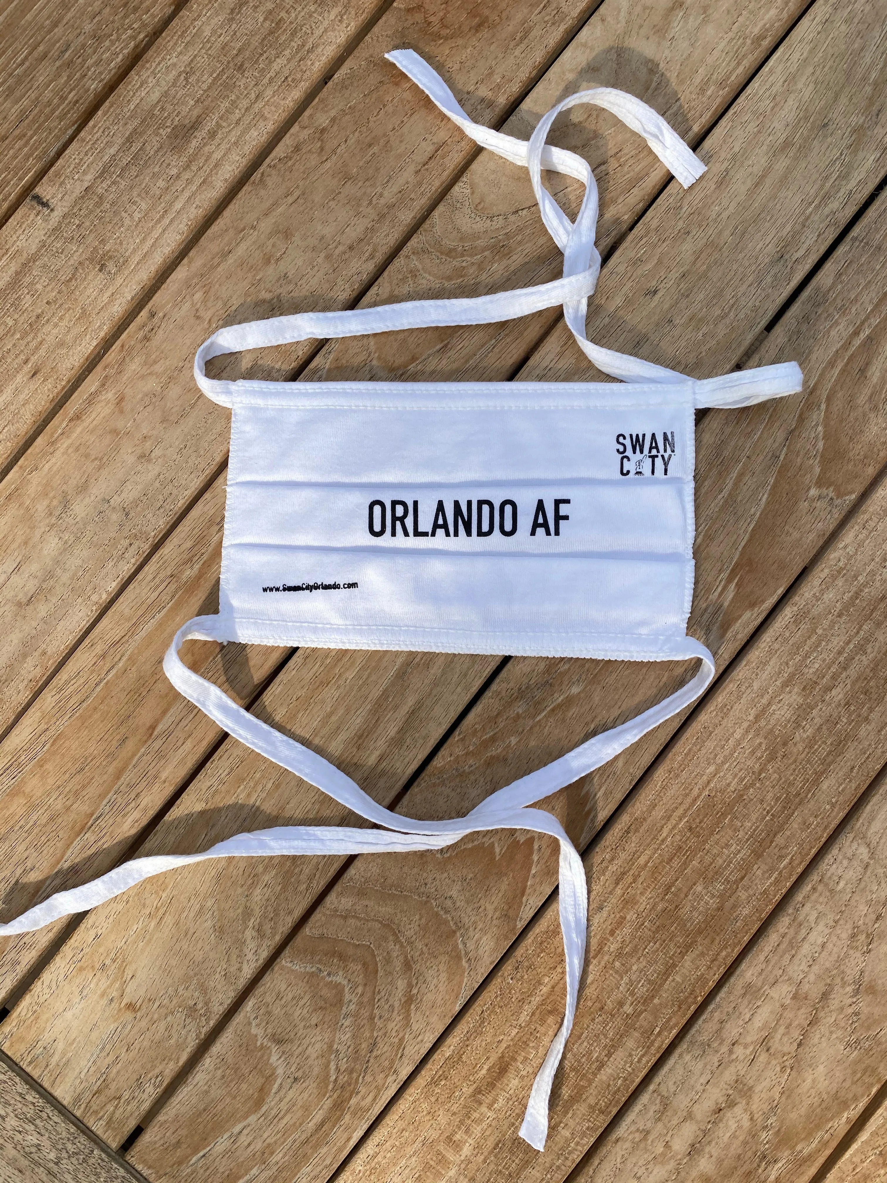 Swans of a Feather / Orlando AF - Reversible Face Mask