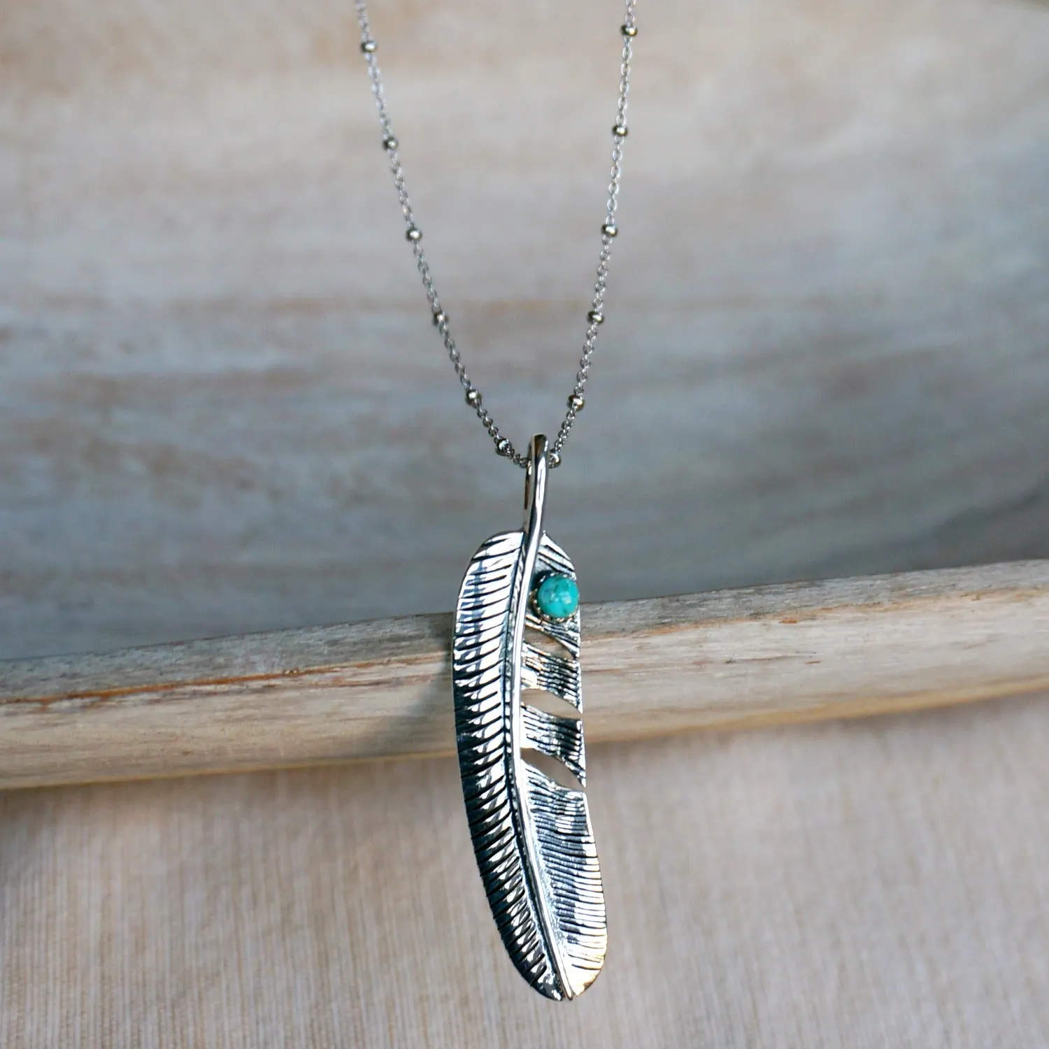 Tamia Feather Necklace