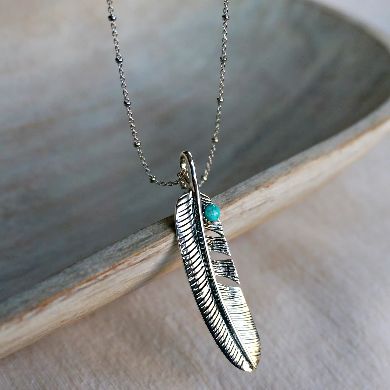 Tamia Feather Necklace