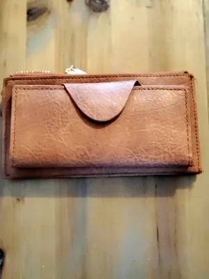 Tan Wrist Wallet