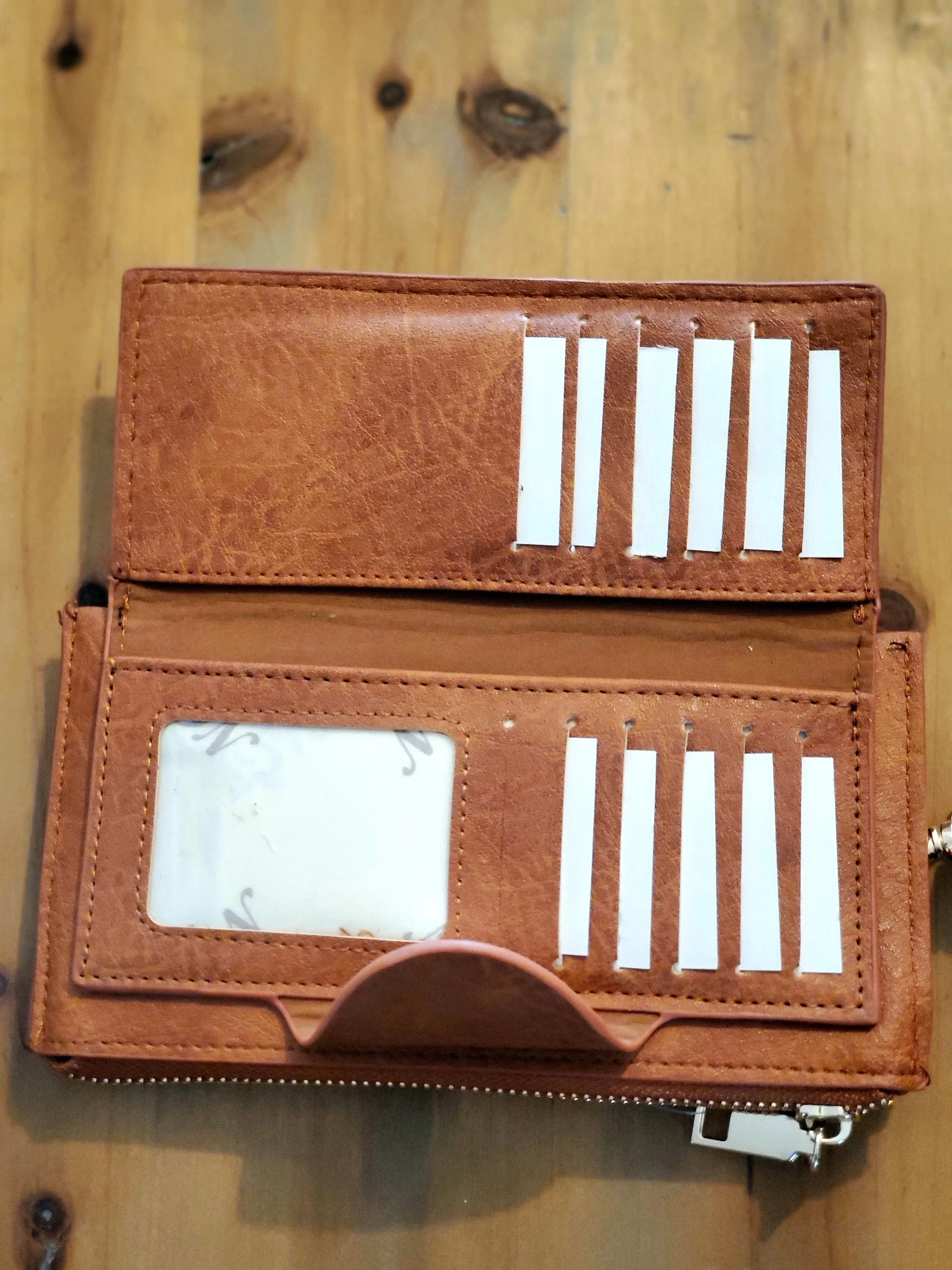Tan Wrist Wallet
