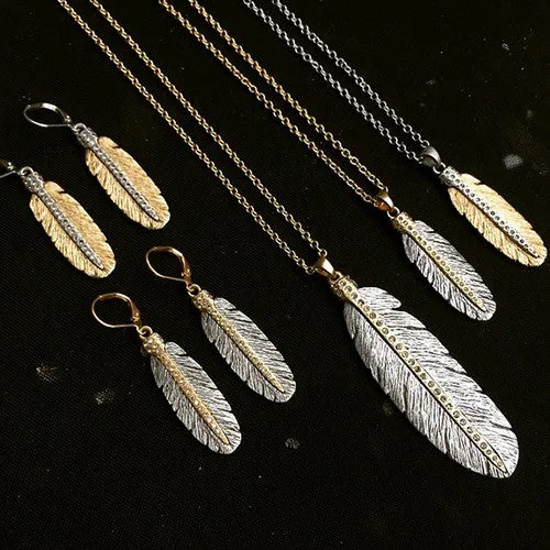 Tat2 Designs Casbah Mini Feather Earrings