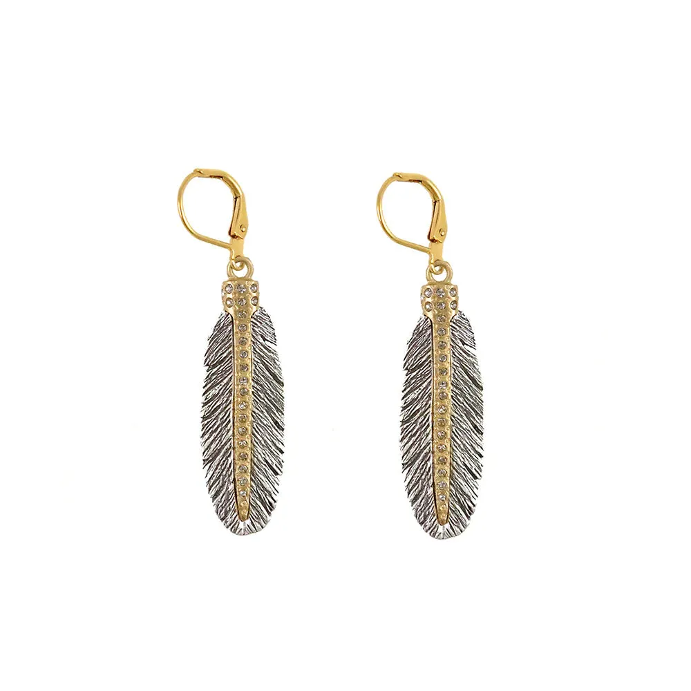 Tat2 Designs Casbah Mini Feather Earrings