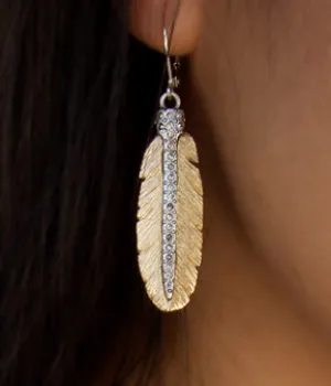 Tat2 Designs Casbah Mini Feather Earrings