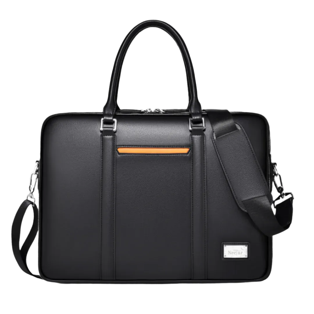 The ApexSync Leather Briefcase