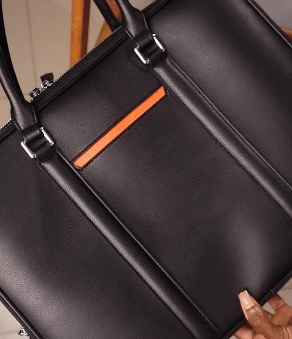 The ApexSync Leather Briefcase