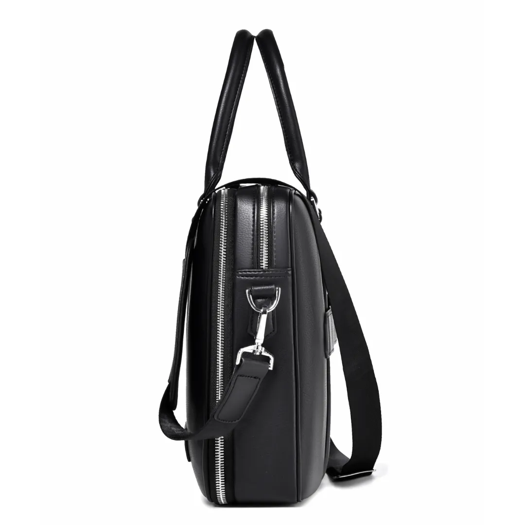 The ApexSync Leather Briefcase
