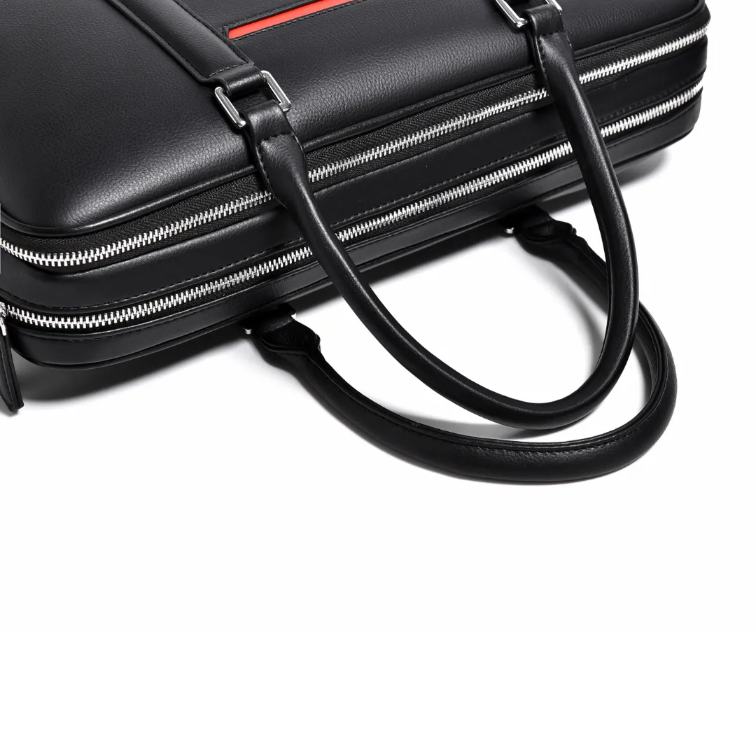 The ApexSync Leather Briefcase