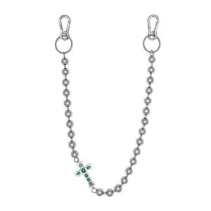 The Ball Cross Key Chain / Wallet Chain