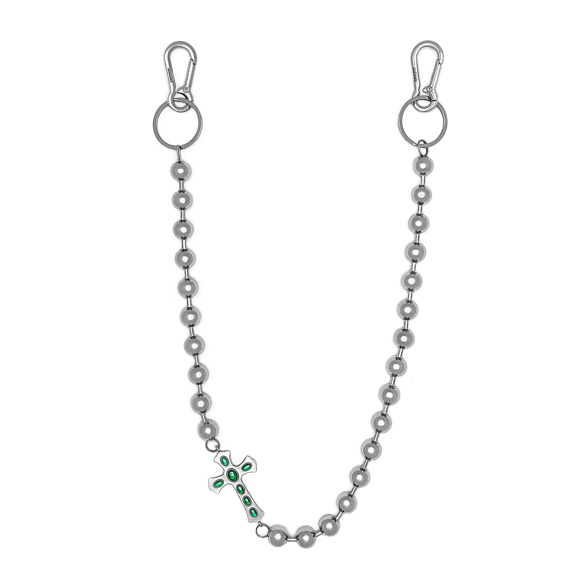 The Ball Cross Key Chain / Wallet Chain