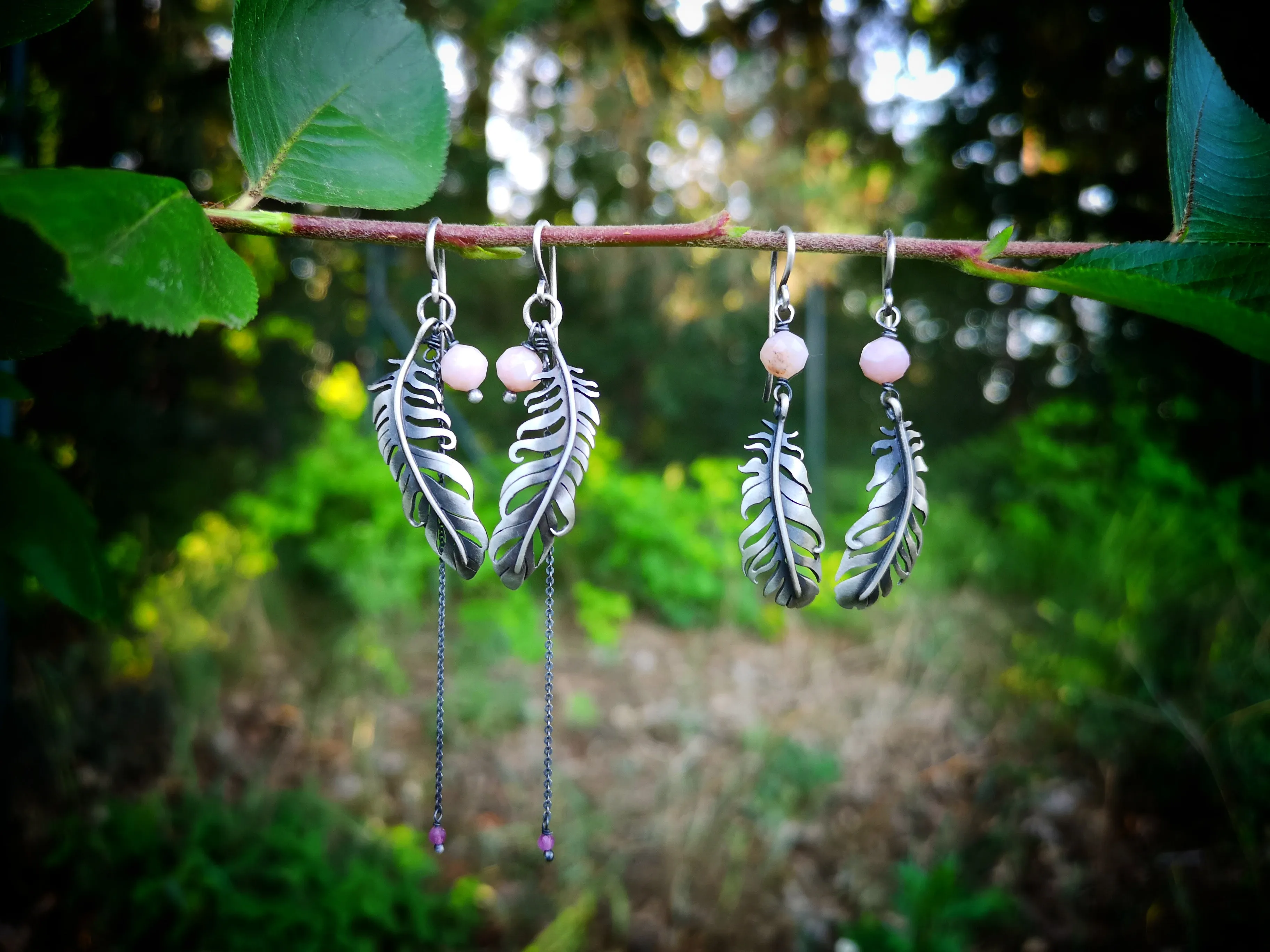 The Feather Earrings l