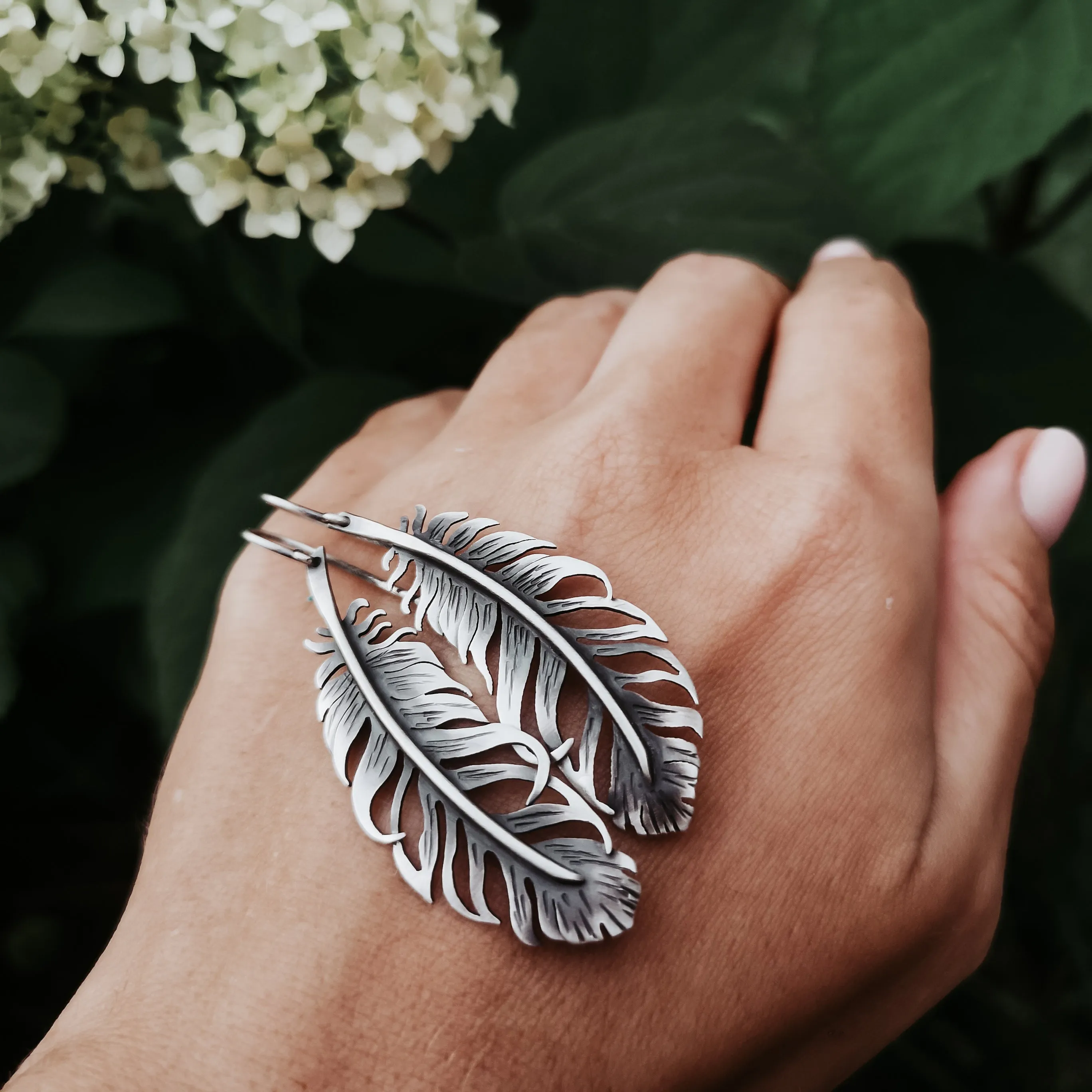 The Feather Earrings