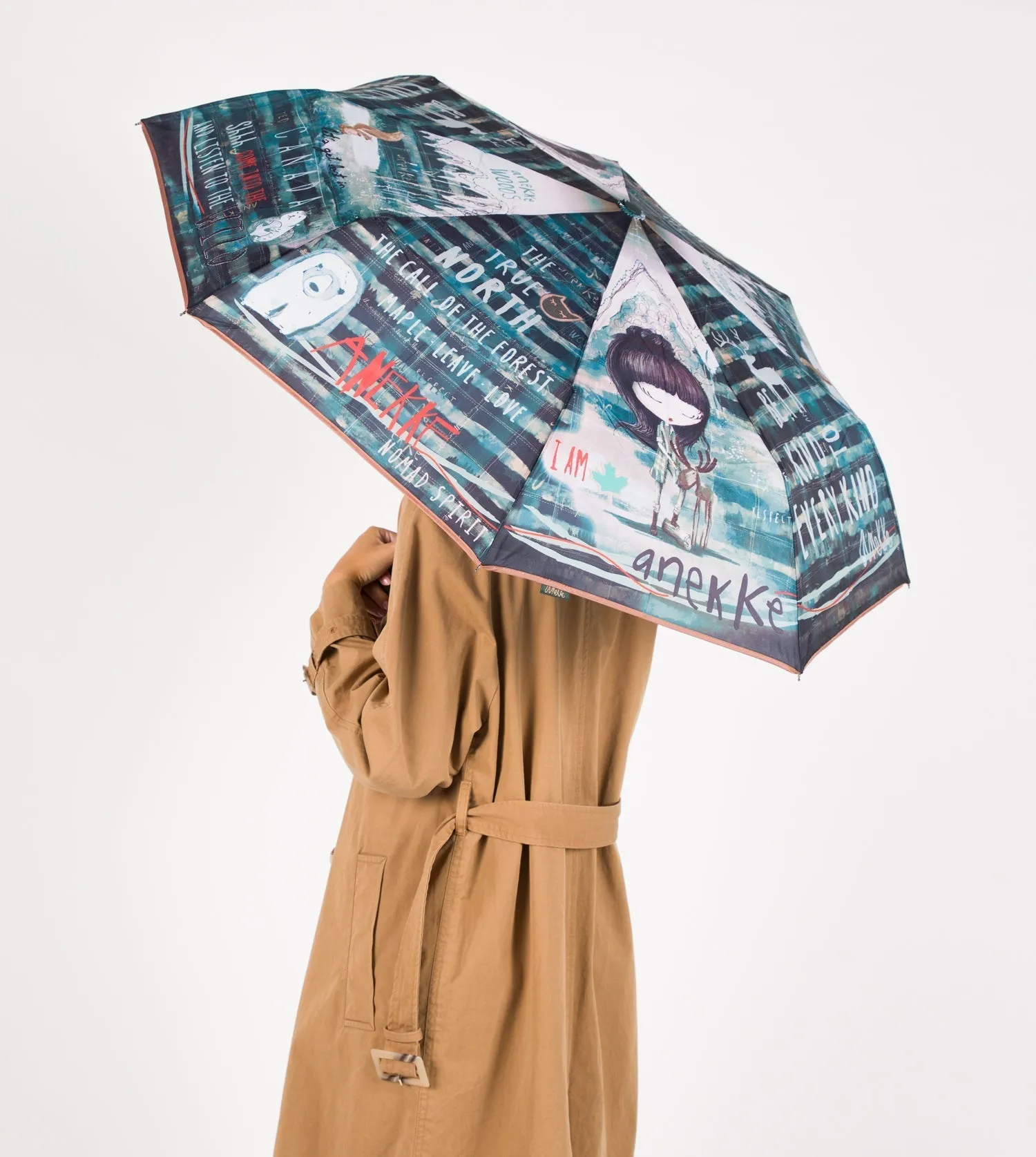 The forest automatic folding umbrella