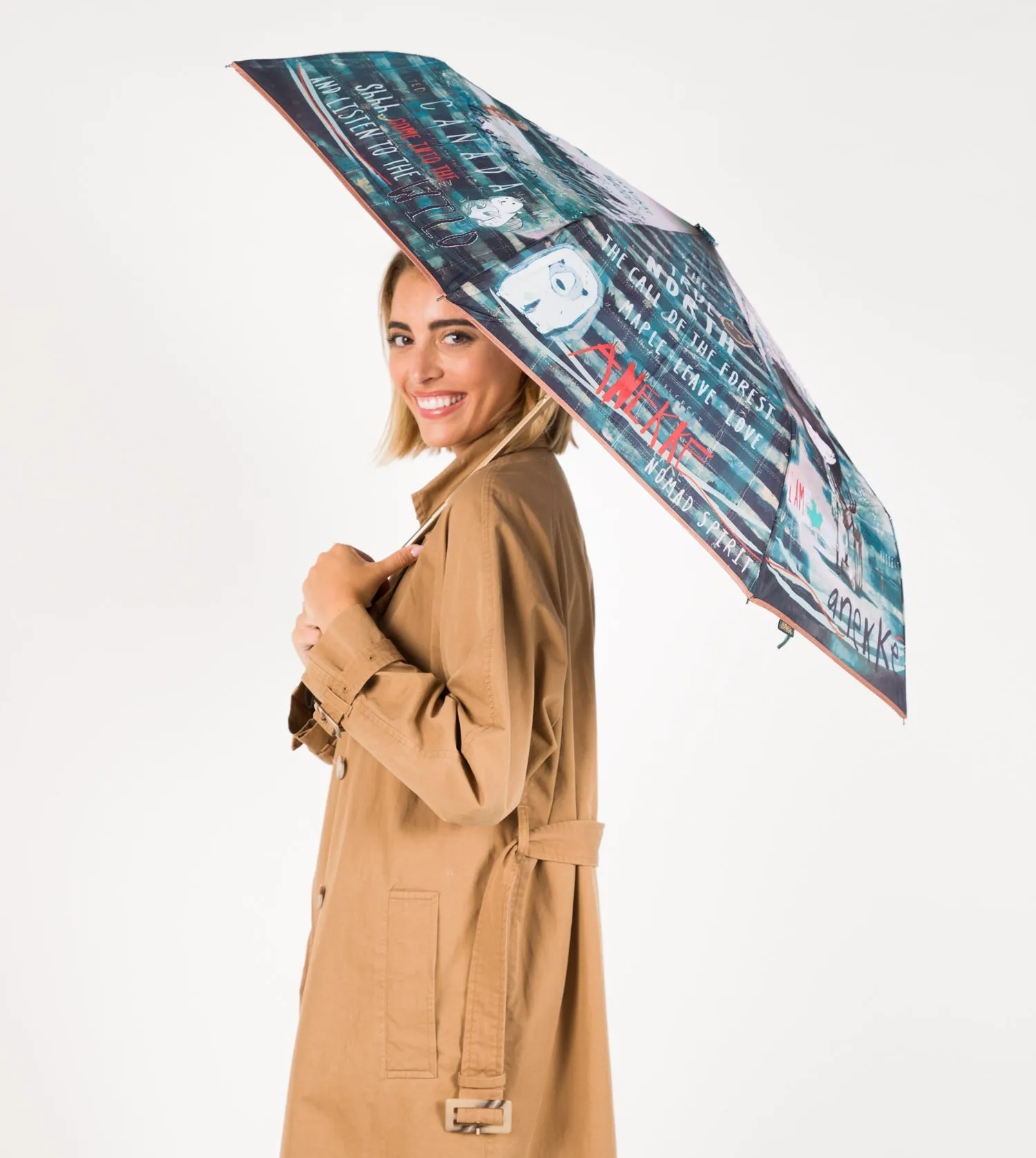 The forest automatic folding umbrella
