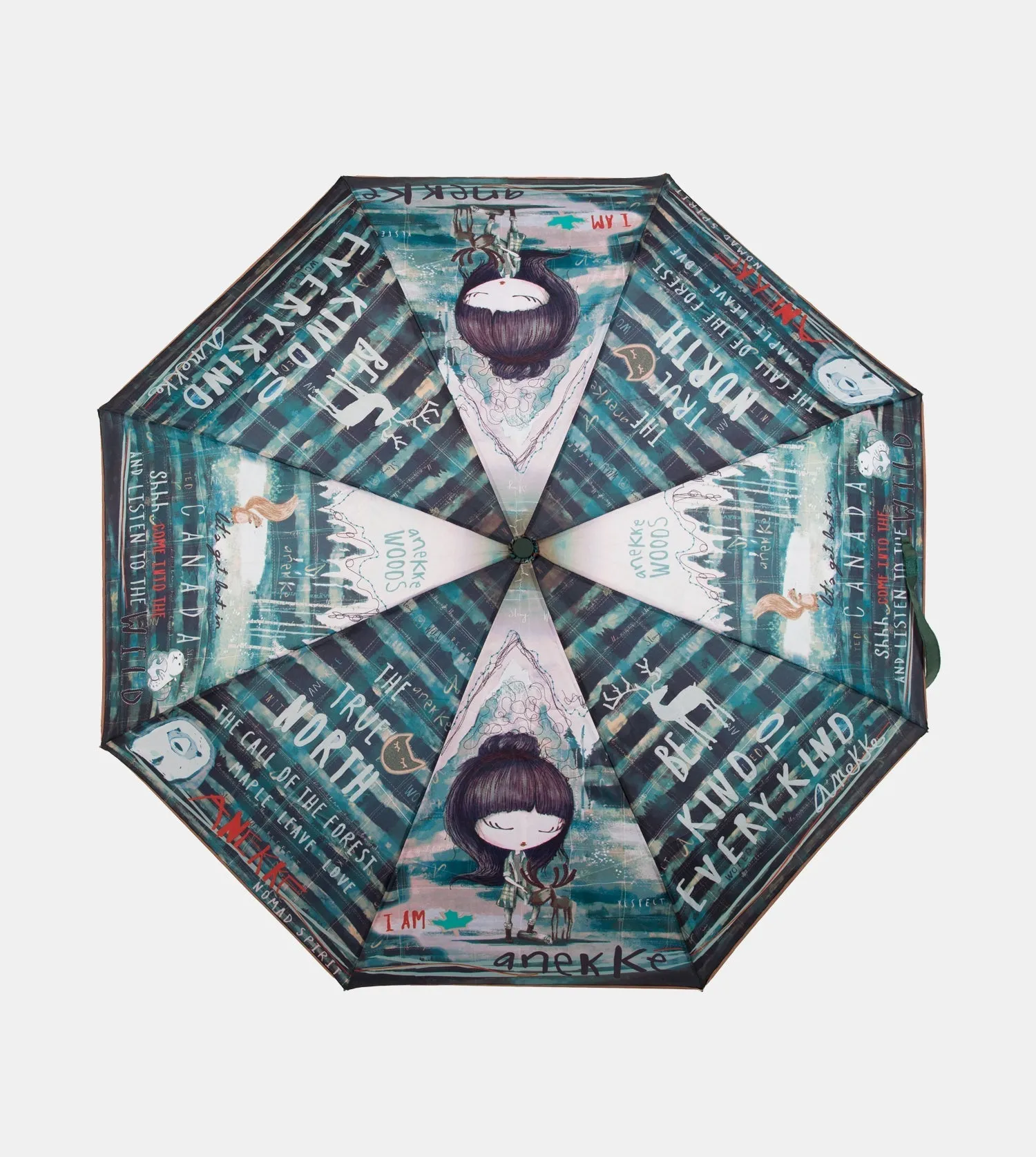 The forest automatic folding umbrella